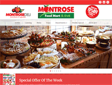 Tablet Screenshot of montrosedeli.com